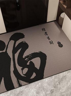 风学水地垫入户门垫门绿色玄大门口关进脚垫防滑N万事福-玄地毯门