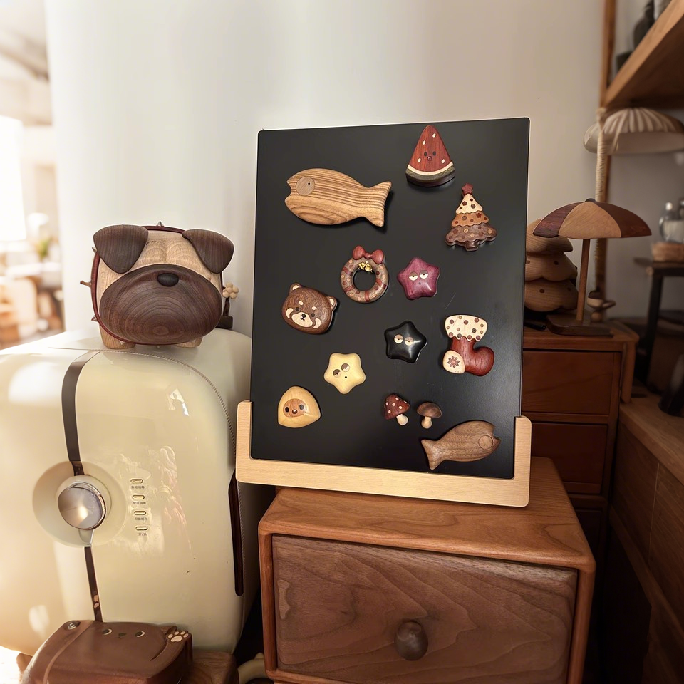 冰箱贴磁吸展示板家用收纳置物板