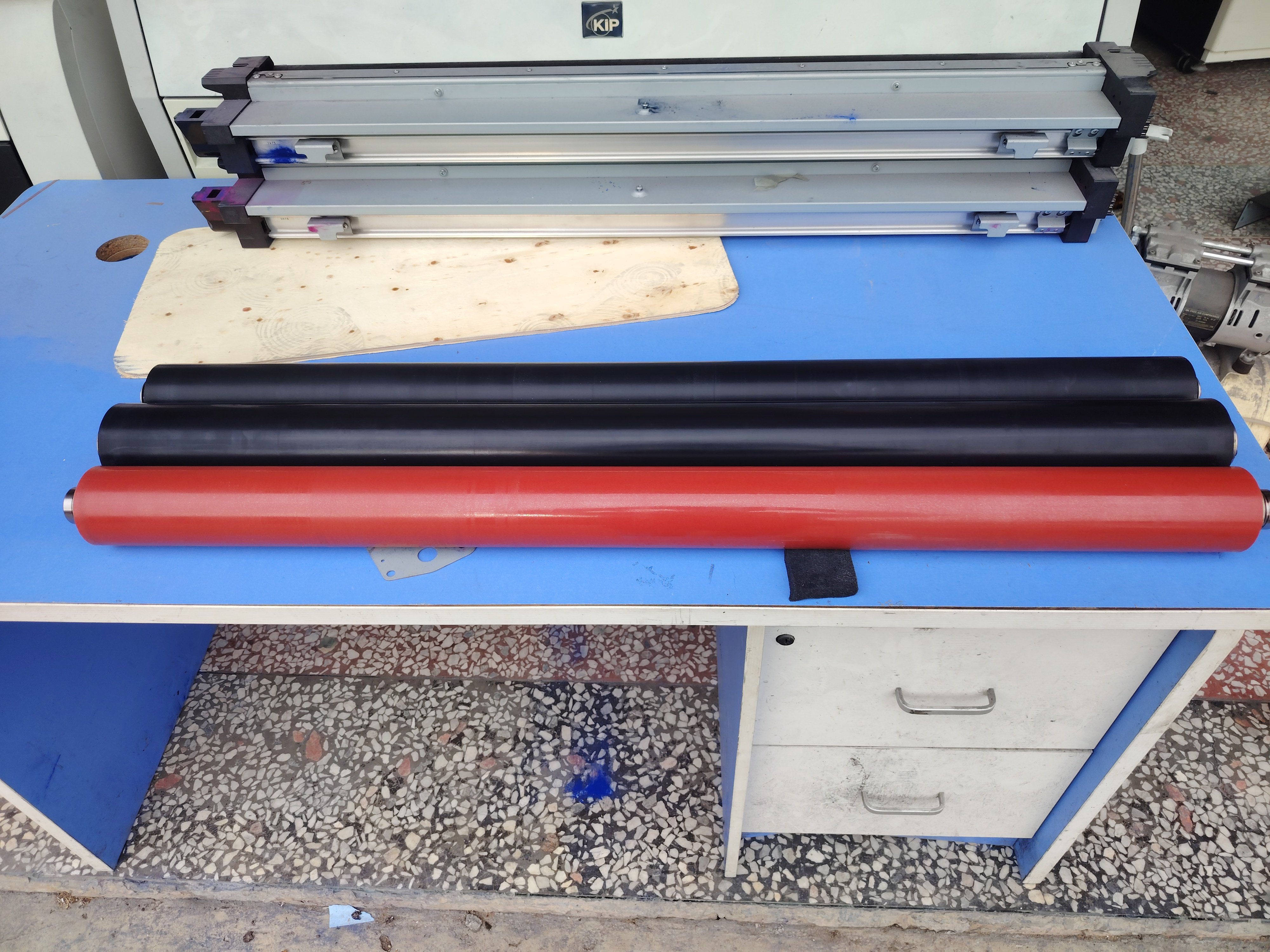 Kip奇普7770  7700工程机蓝图机下辊