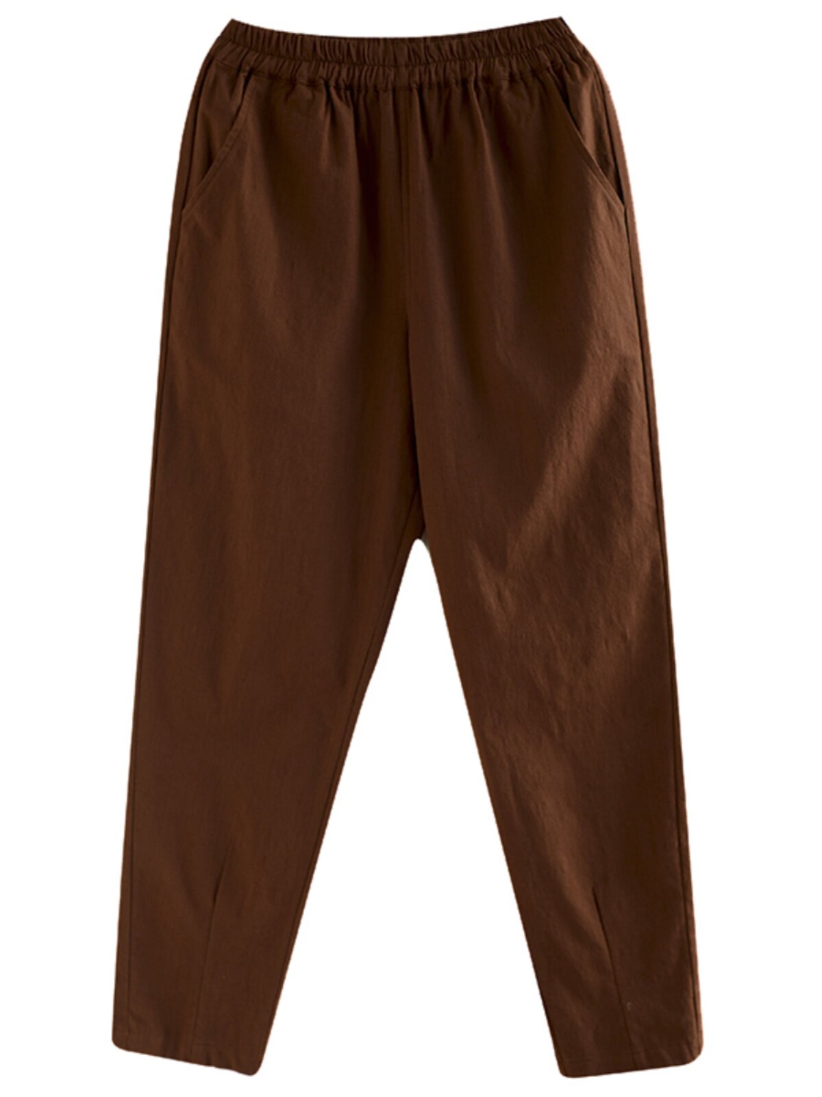 PLUS SIZE WOMENS PANTS 200 POUNDS RADISH PANTS 2024 SPRING AND SUMMER NEW COTTON AND LINEN TROUSERS LOOSE CASUAL FAT MM HAREM PANTS