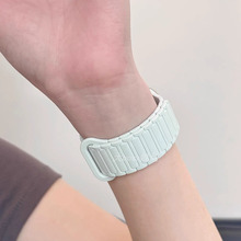 适用Amazfit华米跃我 Bip 6 硅胶磁吸手表带GTR4/GTS4/3mini配件2