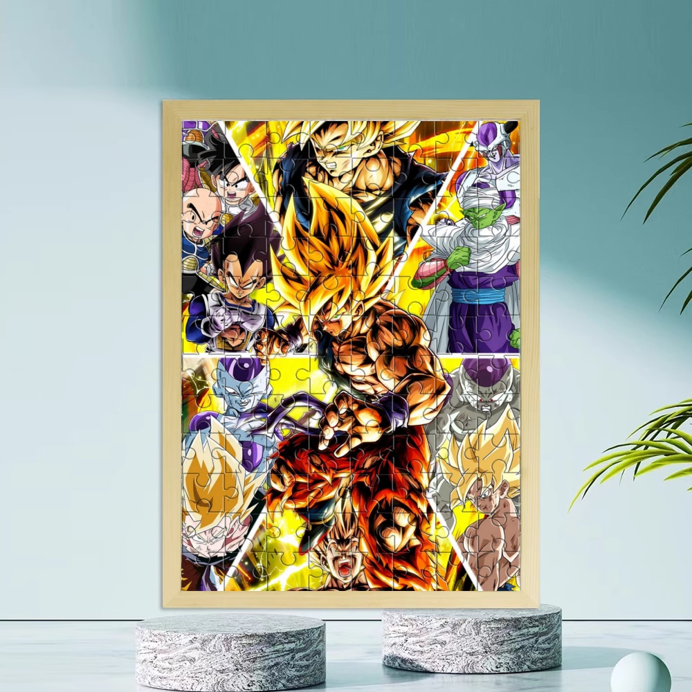 七龙珠动漫周边木质拼图相框