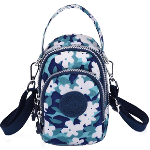 伊度包包女2024新款斜挎包女小包牛津布迷你尼龙单肩帆布包手机包