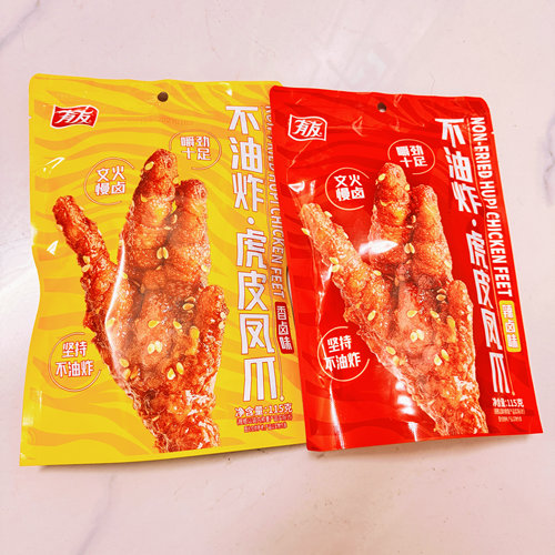 有友不油炸虎皮凤爪115g鸡爪即食香辣独立卤味休闲解馋追剧小零食