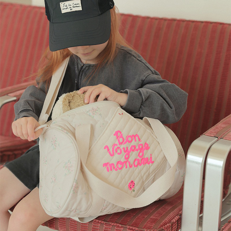 特价现货{Peach pie}韩国配饰 女孩儿童碎花布贴水桶包斜挎包114