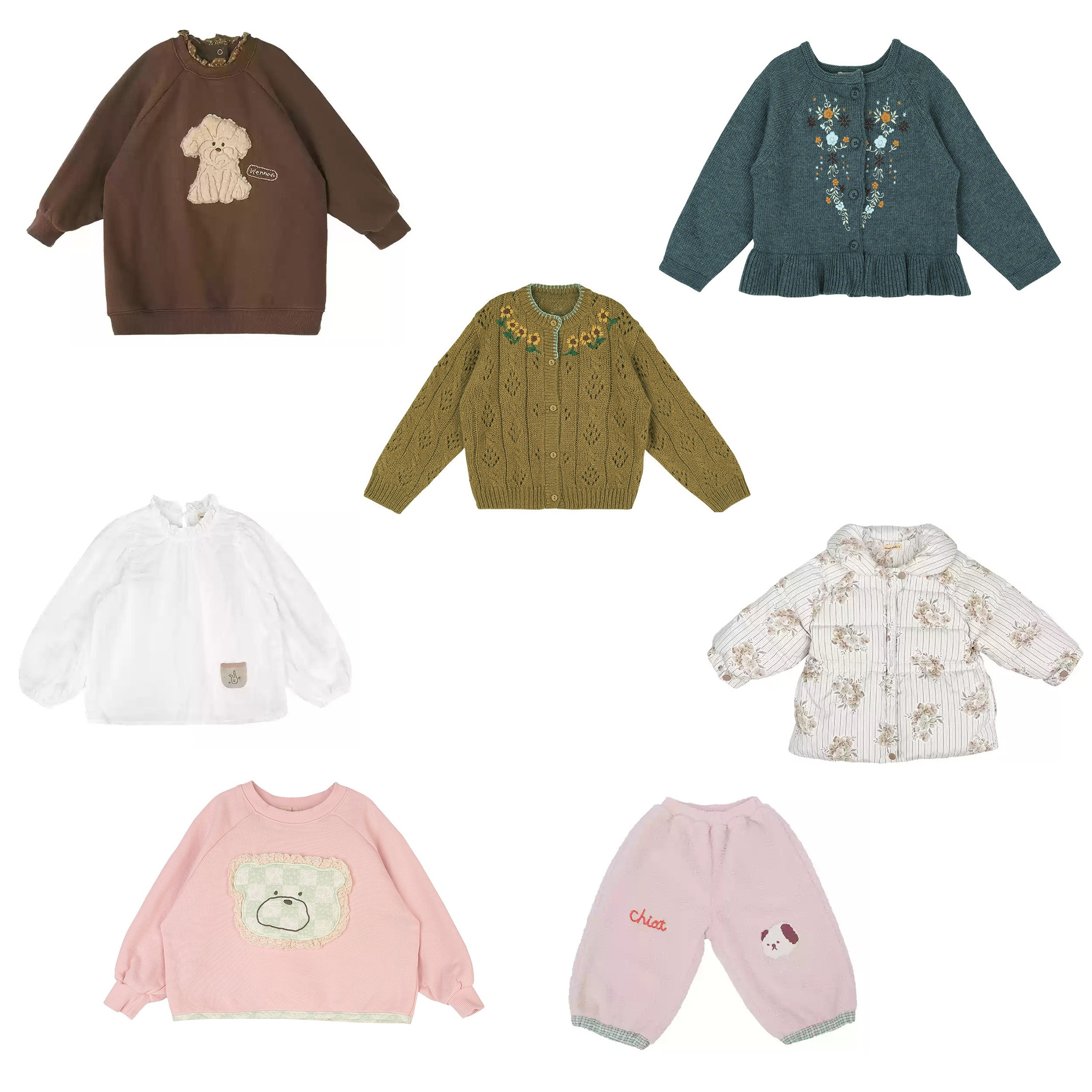 特价现货peachpie韩国童装春秋冬夏 断码羽绒服衬衫T外套连衣裙裤