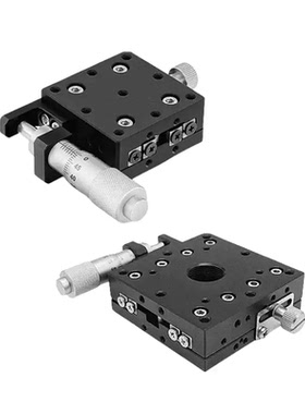 XCRS40 XCRS60 XCRS80中精度X轴手动位移台滑台交叉滚子导轨型