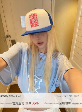 Rase le sol‘Number 9 Jersey’美式复古网眼球衣宽松短袖T恤