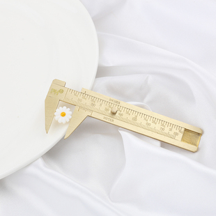 卡尺饰品珠宝专用高精度纯铜数显游标卡尺测量迷你便携文玩铜卡尺