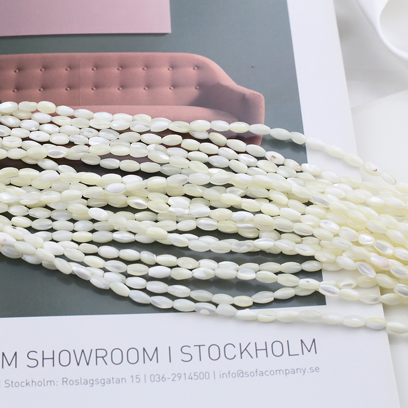 diy深海贝珠流苏手串耳饰发簪