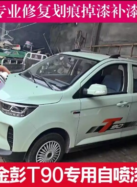 金彭T90新能源汽车白色自喷漆电动车红色专用车漆划痕修补防锈漆