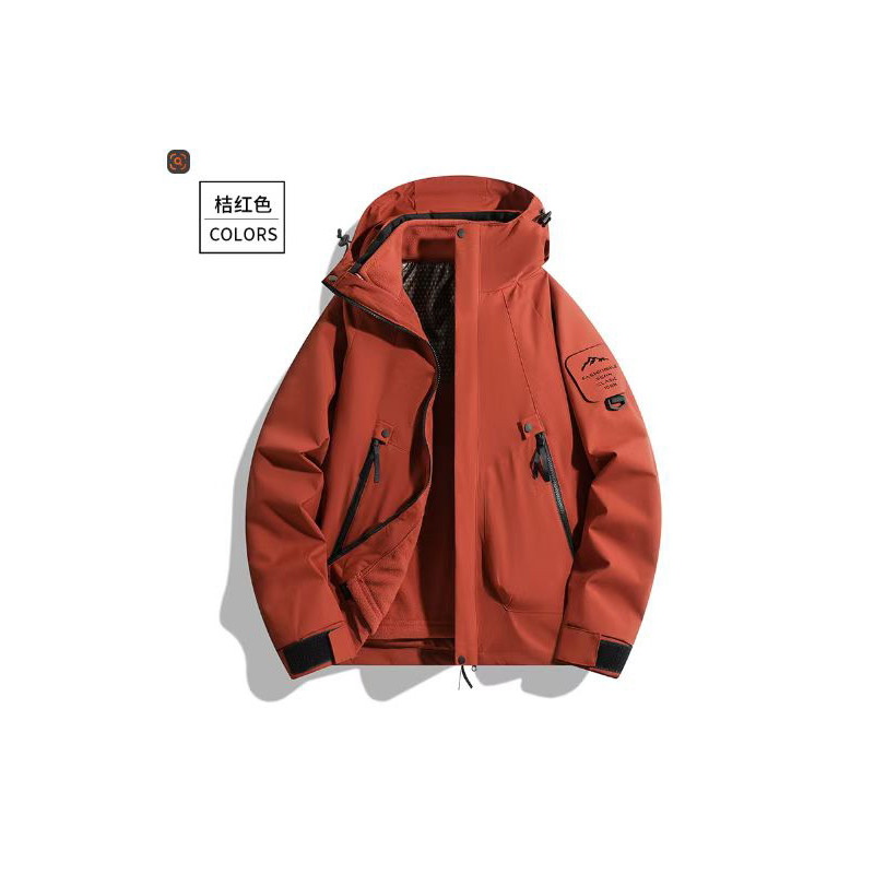 【三合一可脱卸石墨烯加绒冲锋衣外套】男女同款连帽外套,男装,棉裤,淘宝优惠券,粉丝福利购,淘宝优惠卷