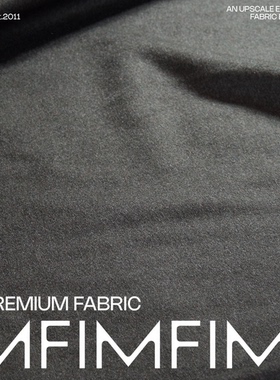 枫糖牛油果 意大利羊毛羊绒面料橄榄绿服装布 宽155CM 650G/M