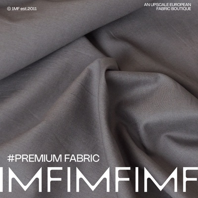 JIS纯棉面料深大象灰色衬衫布