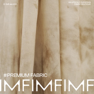 意大利进口PINTO .WV羊毛绉纱印花奢侈品同源面料宽145CM210G