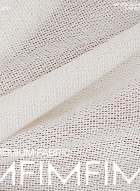 JIS 真丝混纺 网状罩衫开衫面料宽152CM意大利进口J55060 102