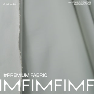 云灰色功能性FAN水面料宽140CM意大利进口ZAGKG 时装 1063 棉 G&CC