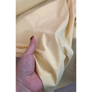 JIS 连衣裙布宽145CM 185G M意大利进口 100%CO棉质黄色水洗棉衬衫