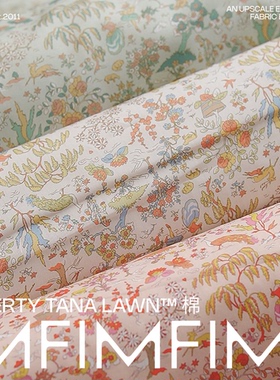 1MF利德尔花园英国品牌LIBERTY LIDDEL Tana lawn长纤棉布宽136CM
