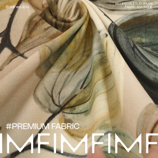 PINTO棉灯芯绒柔软粉底印花衫连衣裙面料 意大利进口