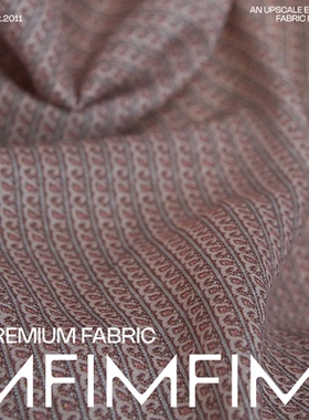 Z家 新款新花 高支高密亚麻面料印花服装布料 幅宽135CM