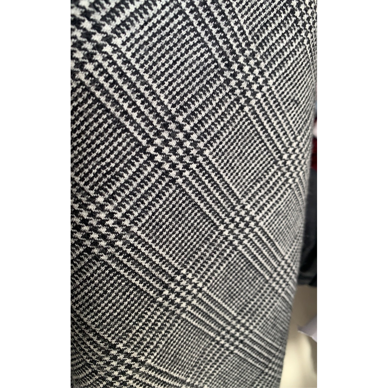 G&CC面料 WV初剪羊毛威尔士亲王格面料宽155CM316G/M 意大利进口