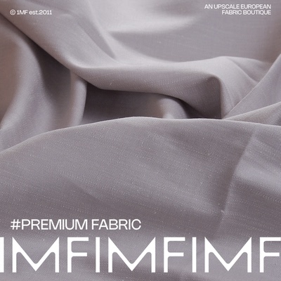 ARM 棉 亚麻交织灰粉面料宽143CM 330G/M意大利直邮