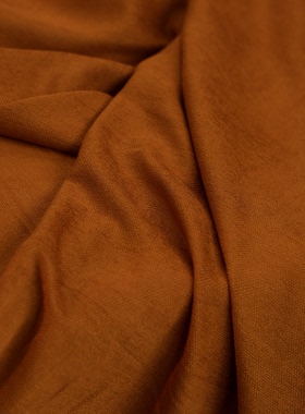 意大利工厂BONOTTO VI 混纺 橘色面料宽115CM 370GR F122