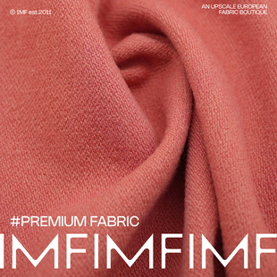 G&CC LYRIA .粉色水洗羊毛嘎巴甸面料宽145CM 605G 意大利