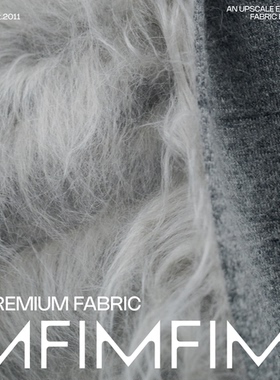 AGN 羊驼混纺 大猫毛毛面料 宽160CM 意大利进口UZ002