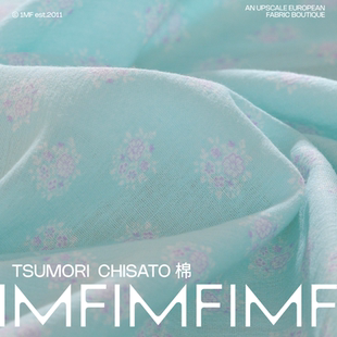 睡衣布料 1MF 棉质面料白底小猫抓图案服装 仓库 宽125cm 小花布