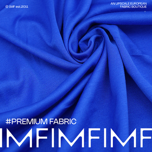 310G ARM 幅宽161CM T恤面料 M意大利进口 CO棉质蓝色针织打底衫