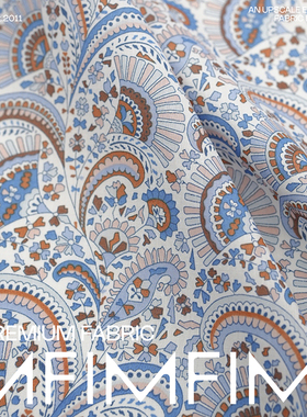 贾斯文德尔B 英国品牌LIBERTY tana Lawn 长绒棉布宽136CM 104G/M