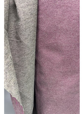 G&CC 时装交织斜纹深紫色夹克外套布 幅宽166厘米 495G/M