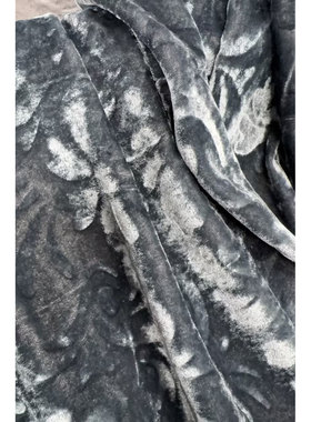 ARM.P 真丝丝绒提花 布料 服装 面料幅宽133cm