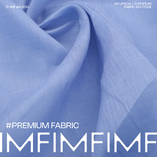 棉+麻 烟灰色织布服饰布料面料手工DIY布艺 柔软 幅宽140CM