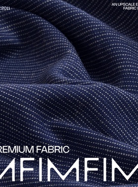 欧洲CAR&EMAN亚麻 棉感亚麻面料小细条纹服装布料 幅宽135CM