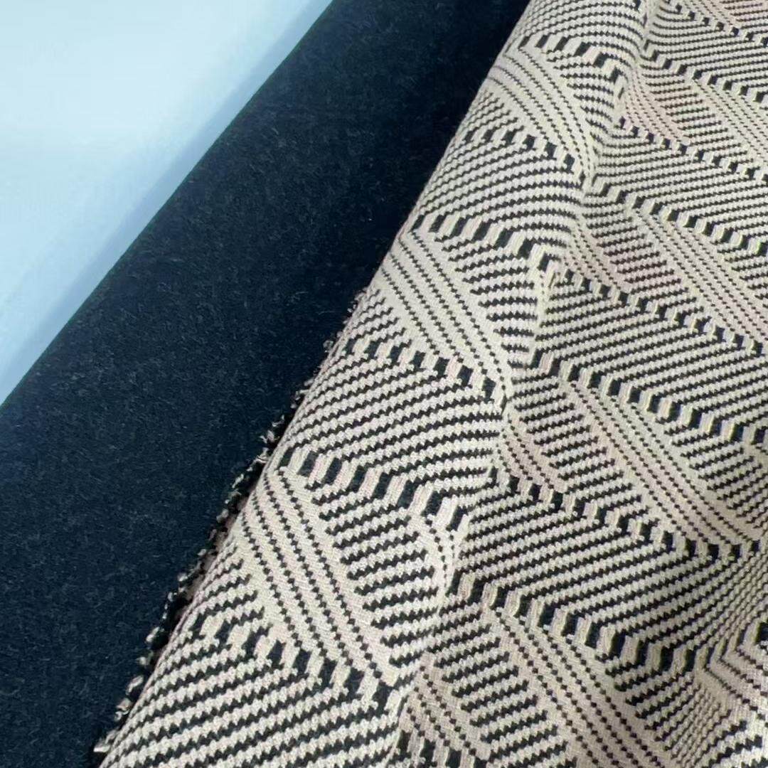 棉+PA双面色针织面料意大利进口