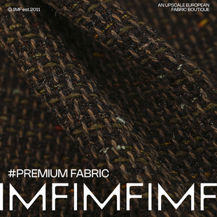 英国LINTON林顿粗花呢X31193 羊毛混纺小香风面料 宽144CM430G/M