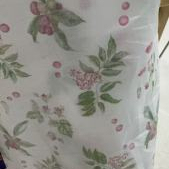 棉质支新疆长绒棉面料红绿色荔枝印花布料幅宽110CM