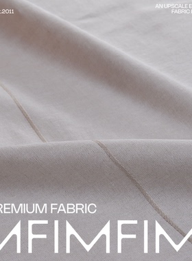 意大利 LP 直邮 97%Li亚麻3%真丝雨露麻面料 宽150CM515G/M