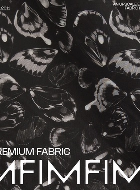 蝴蝶夫人 美国 PIMA100支长绒棉蝴蝶面料宽135CM