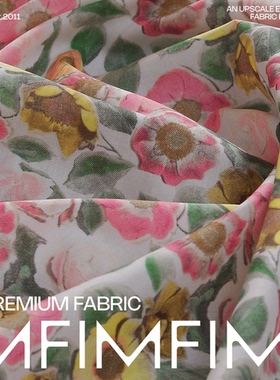 1MF海蒂·罗斯 英国品牌LIBERTY FABRICS长纤棉布 宽1.36米