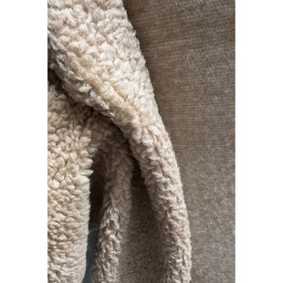 G&CC羊毛针织泰迪面料棕色外套大衣马甲布 幅宽120厘米 320G/M