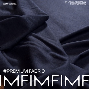 幅宽140CM 布料 意大利直邮 羊毛混纺交织面料深蓝色服装 ARM面料
