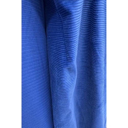 ARM棉灯芯绒面料克莱因蓝衬衫外套布 宽153CM 436G/M 意大利进口