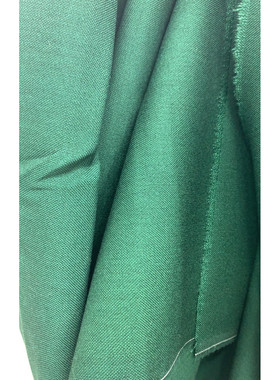 G&CC 羊毛面料绿色西装夹克外套服装布料宽146CM270G/M意大利进口