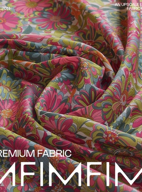 1MF柳树花园B英国品牌LIBERTY FABRICS.棉质 宽136CM 克重104G