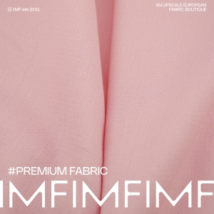 意大利进口53%棉47%麻浅粉色双层可剥斜纹夹克外套宽148CM501G/M