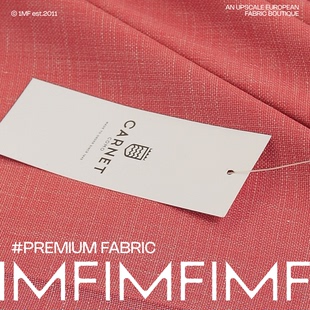 240G 幅宽155CM 68%WV25%SE7%LI面料红色调布料 意大利CARNET